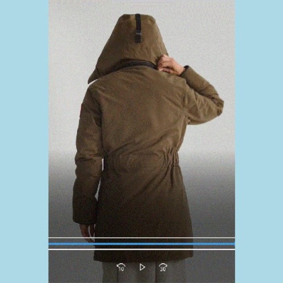 Canada Goose Trillium Parka Heritage Womens Down Coat Jacket S Brown Winter - Picture 3 of 16